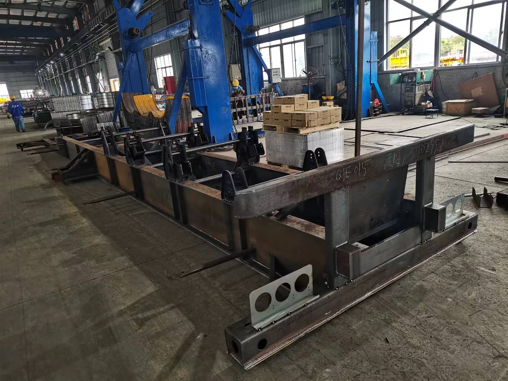 40 fod containerchassis er under fremstilling