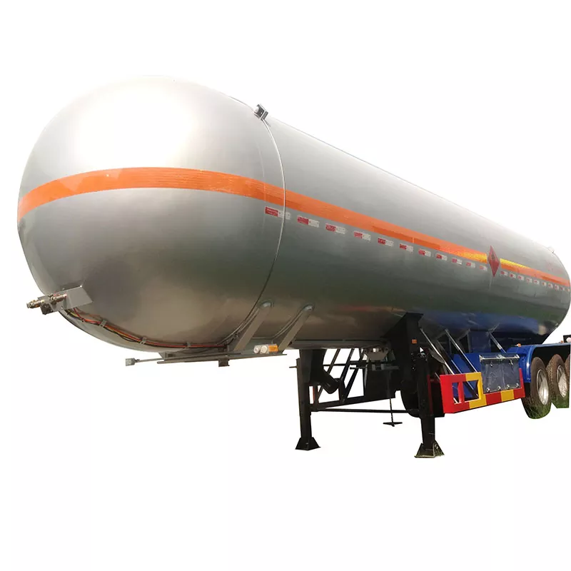 50cbm 3-akslet Lpg Tankvogn med Asme Standard