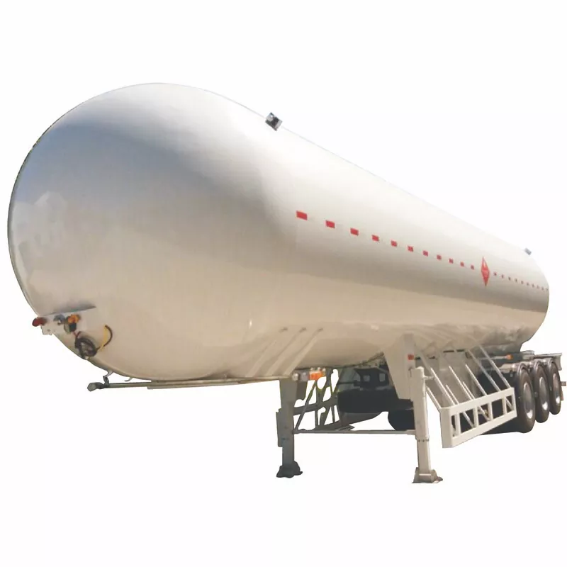 50cbm 3-akslet Liquefied Petroleum Gas Tankvogn Trailer