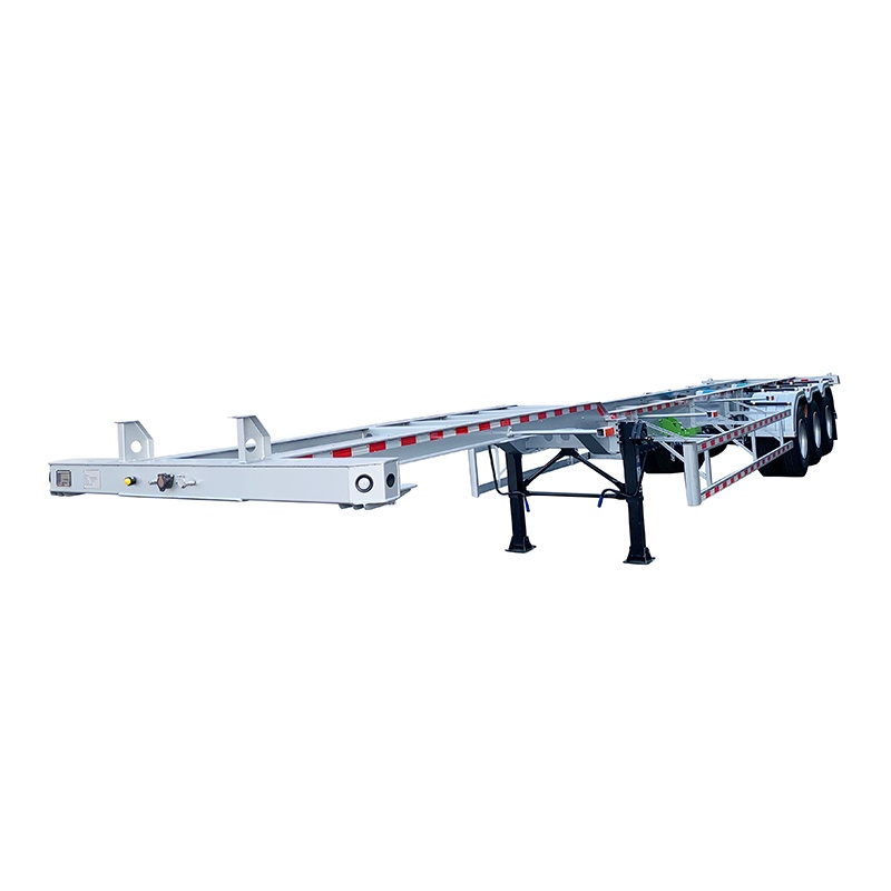 Semi flatbed trailere